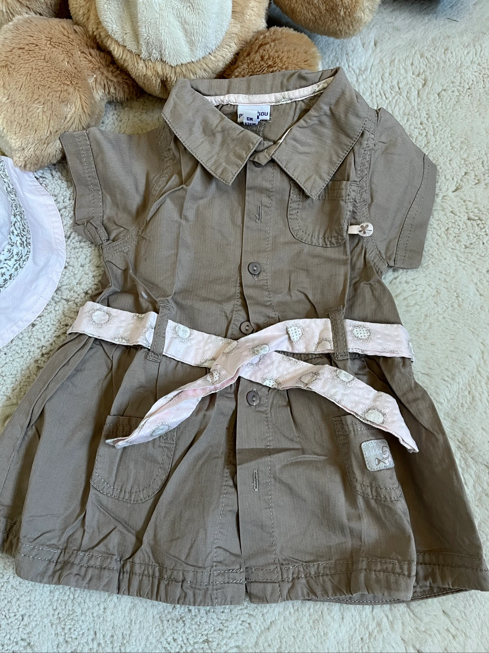 Robe bébé fille petit bisou 6 mois  – photo 2